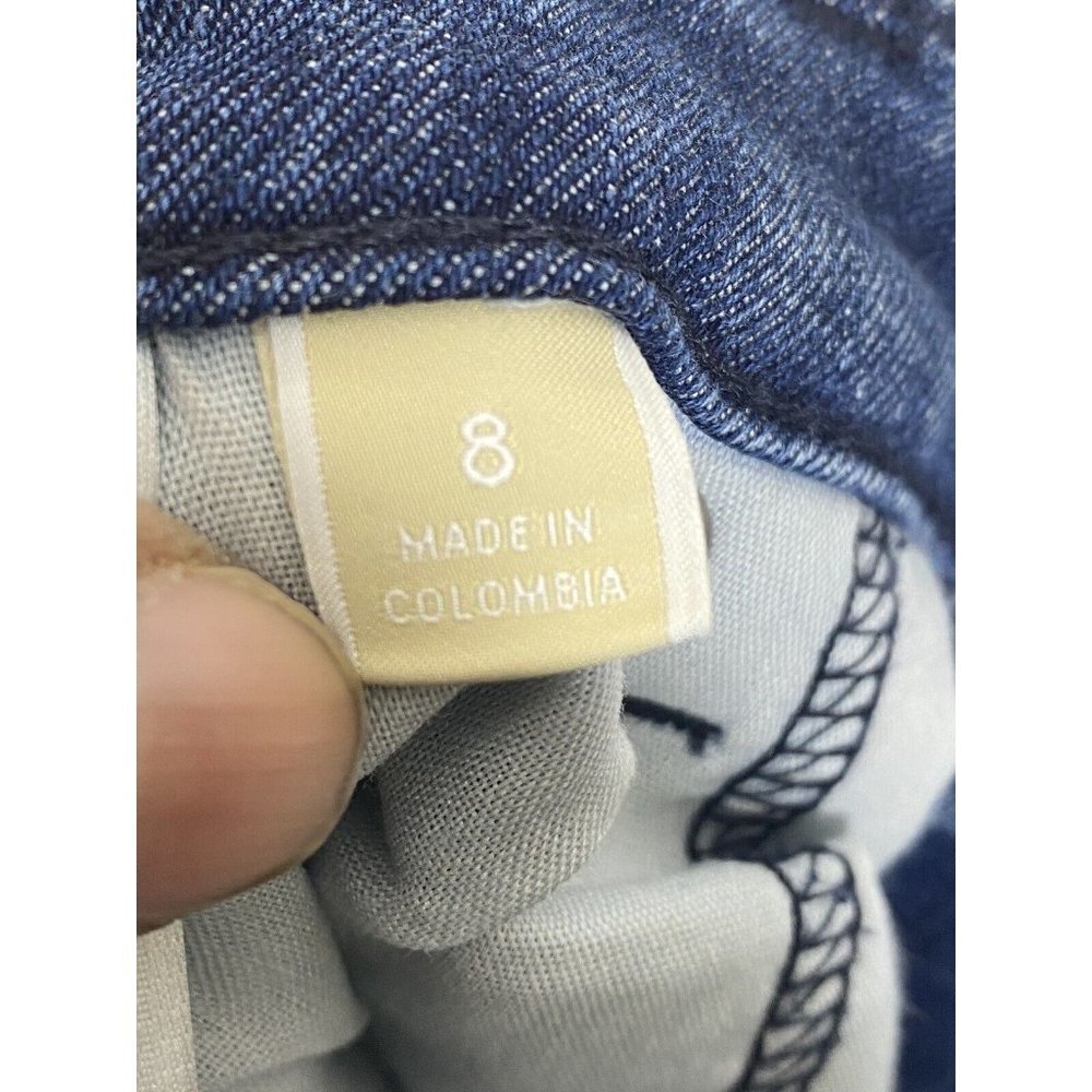 MICHAEL Michael Kors Selma Shank Flared Jeans‎ Blue Pockets Size 8 - Picture 5 of 8